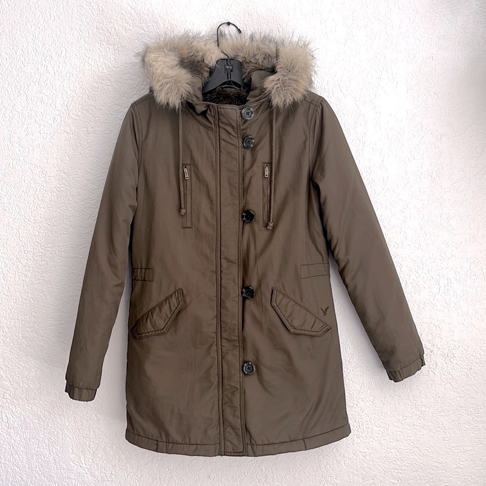 American Eagle Army Parka Jacket XS